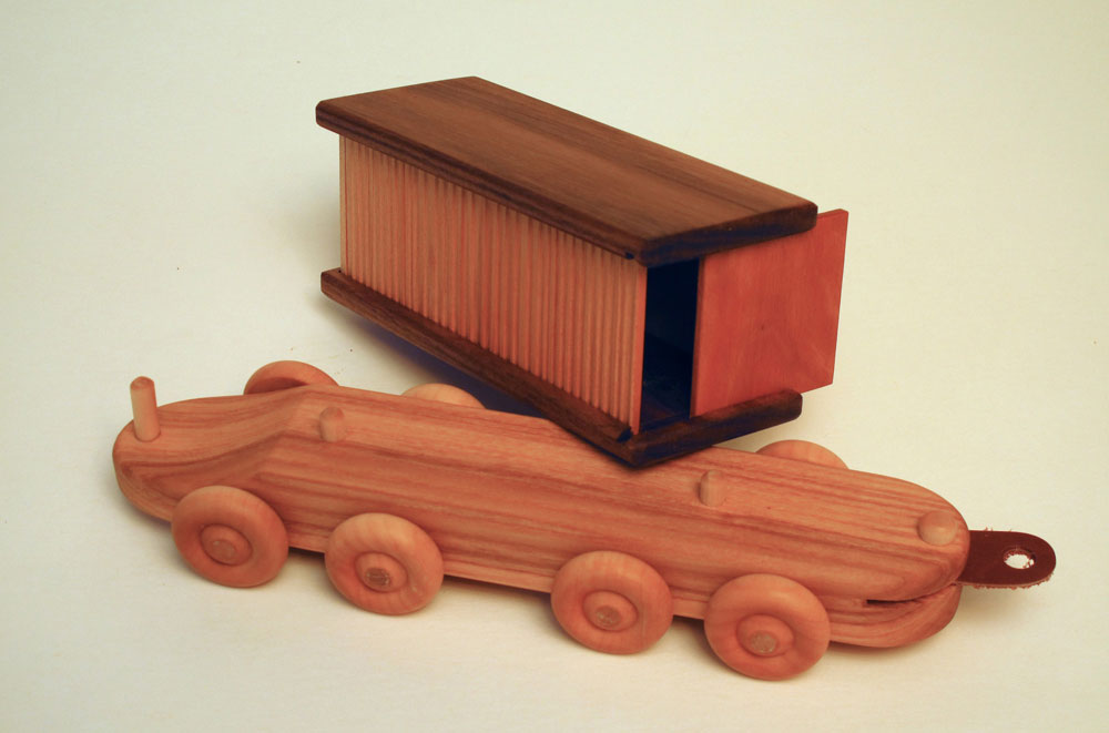 Maple & Cherry Hardwood Train Set offers